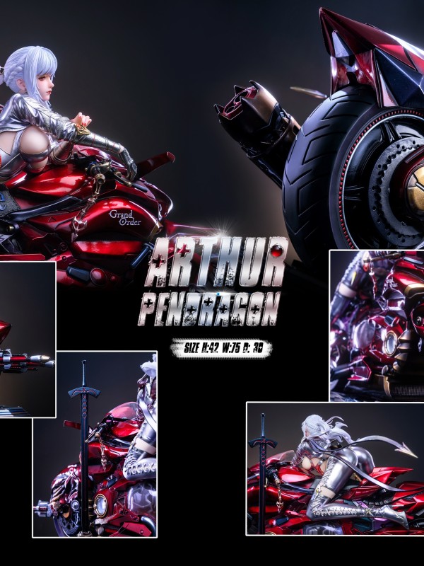 DT&Ume Studio Fate Saber 4th Motor girl Altria Pendragon Hot Sexy 1/4 Statue